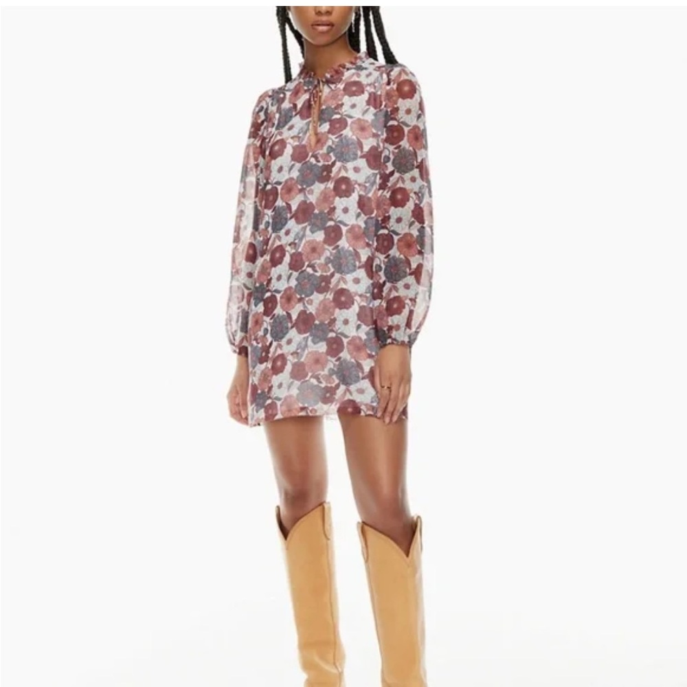 NWT Wilfred Mini Molly Floral Long Sleeve Dress